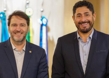 Presidente Alex Redano, recebe vereador Márcio Pacele para discutir apoio parlamentar