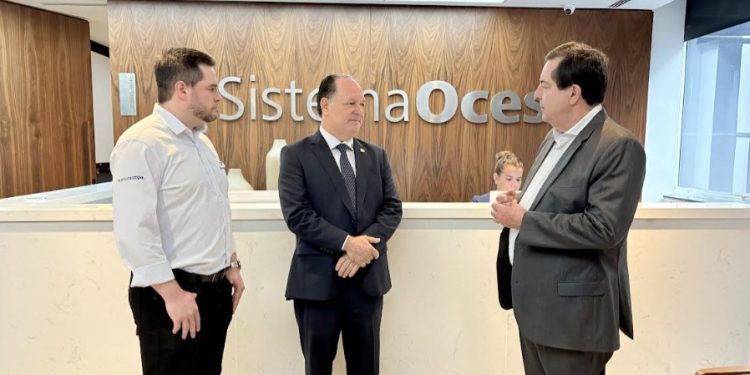 Deputado Pedro Fernandes visita Ocesp em São Paulo para fortalecer o cooperativismo em Rondônia