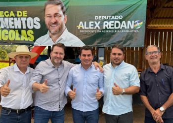Deputado Alex Redano entrega implementos agrícolas para a Associação Canachoeira em Ariquemes