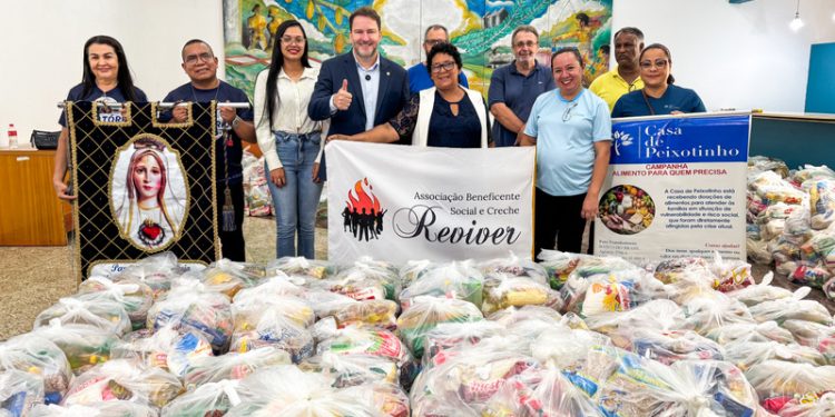 Assembleia Legislativa inicia entrega de 1.274 cestas básicas arrecadadas na 3ª Corrida da Democracia
