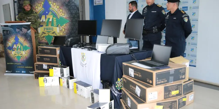 Edevaldo Neves entrega equipamentos ao BPFRON para fortalecer a segurança nas fronteiras