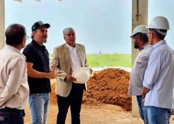 Thiago Flores recebe presidente da Infraero para vistoria do aeroporto de Ariquemes